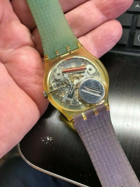 Swatch Watch Instrument Access AG 1988 Swiss Quartz 34x40mm