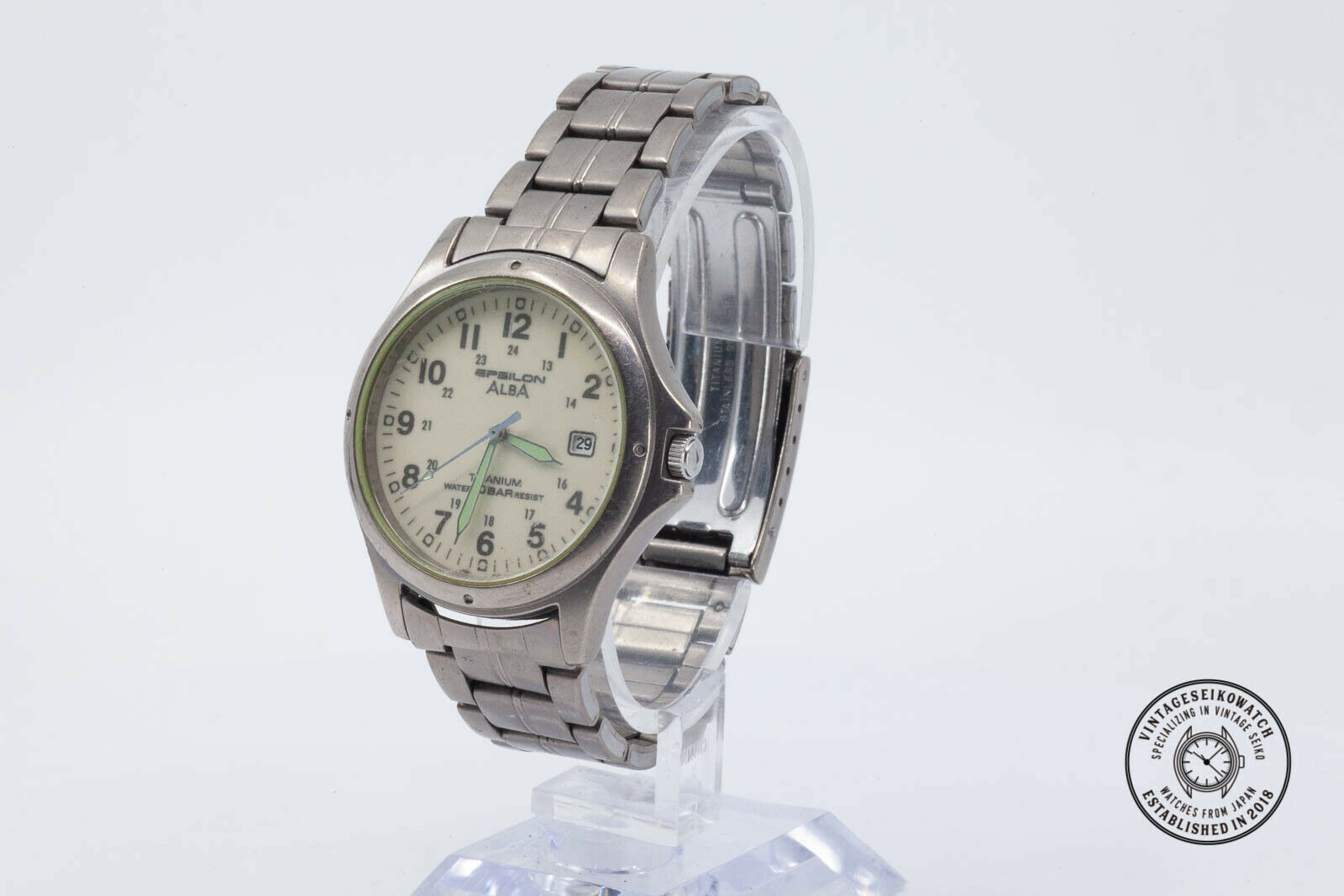 SEIKO ALBA EPSILON V732-0R80 TITANIUM WATCH | WatchCharts Marketplace