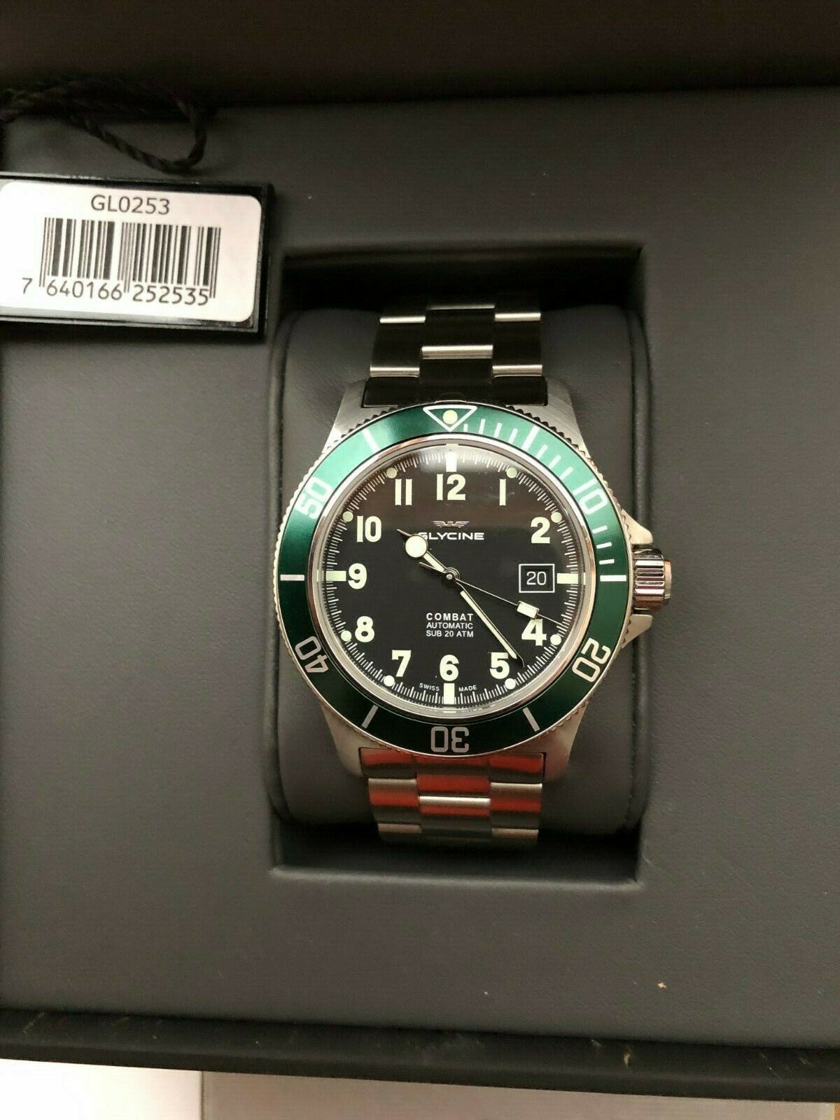 Glycine Combat Sub Automatic GL0253 WatchCharts Marketplace