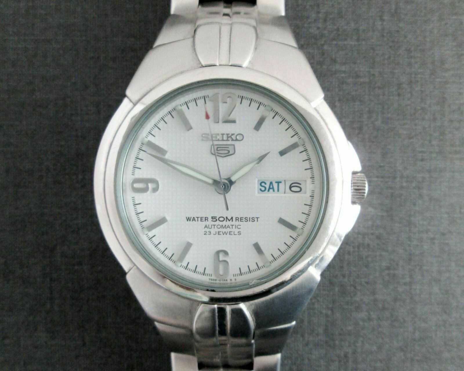 Seiko 5, 7S36-01A0 Japan Vintage Mechanical Automatic Men's Watch 7S36A  Caliber | WatchCharts