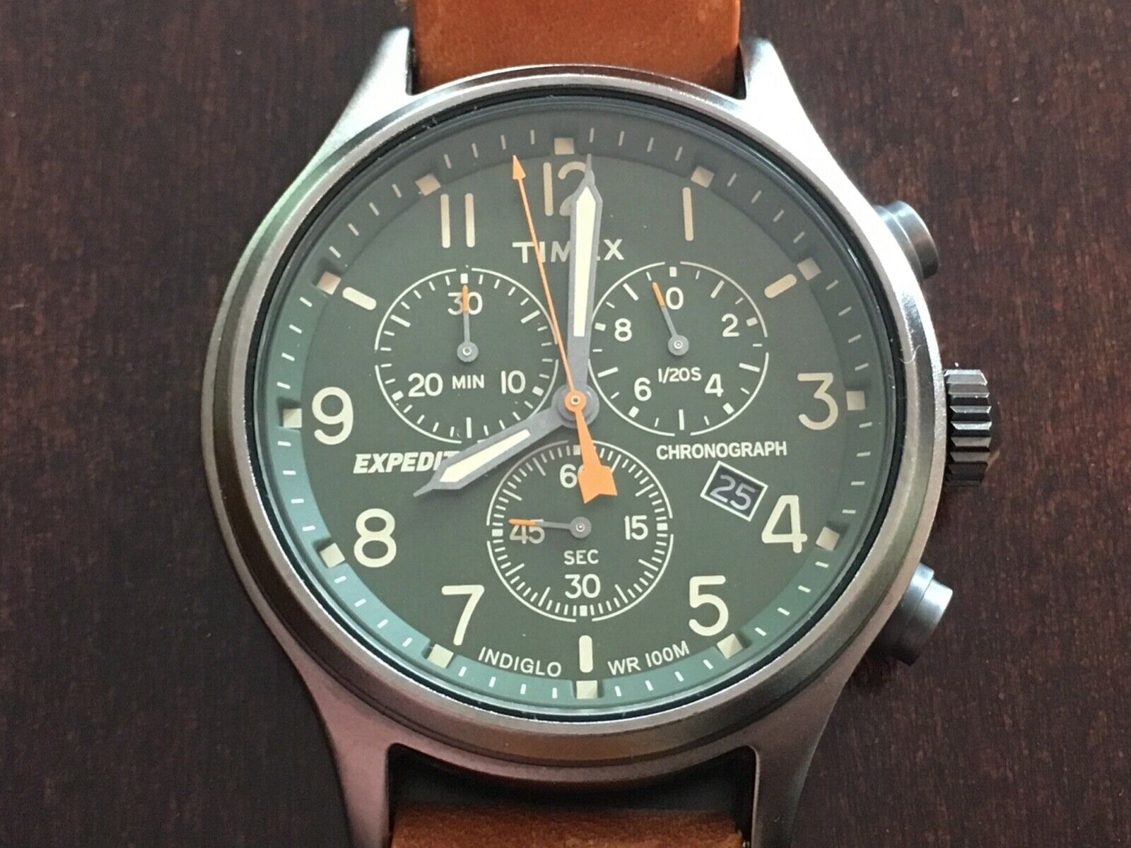 Timex men's clearance expedition scout chronograph