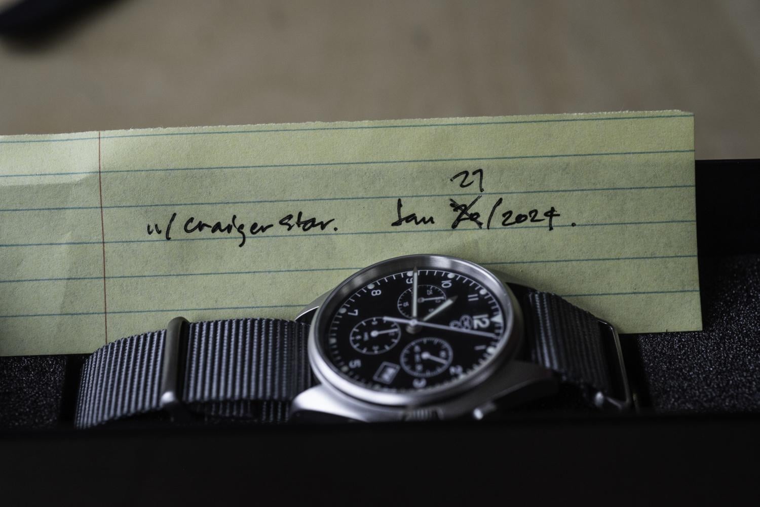 WTS CWC RAF Pilots Quartz Chronograph 650 WatchCharts Marketplace