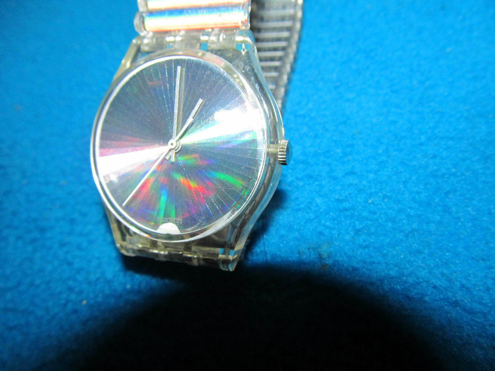 Swatch stretch band discount watch