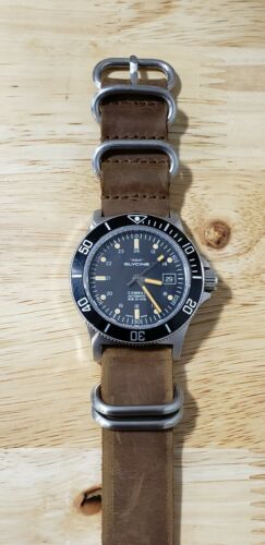 Glycine Combat Sub GL0083 Vintage Lume Dive Watch WatchCharts