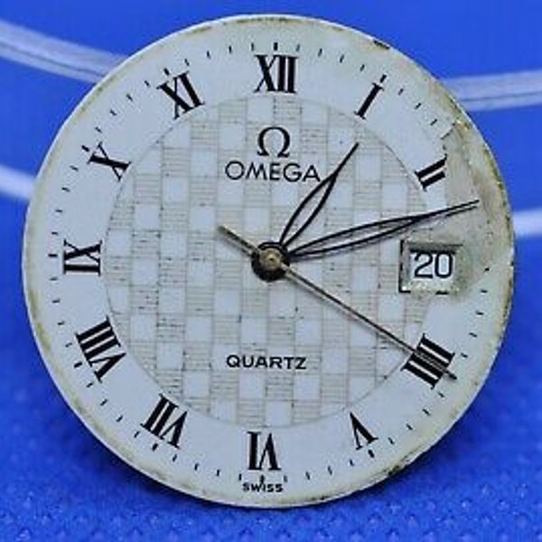 Original omega quartz caliber ETA 255.411 movement & Dial (ref.1/5162