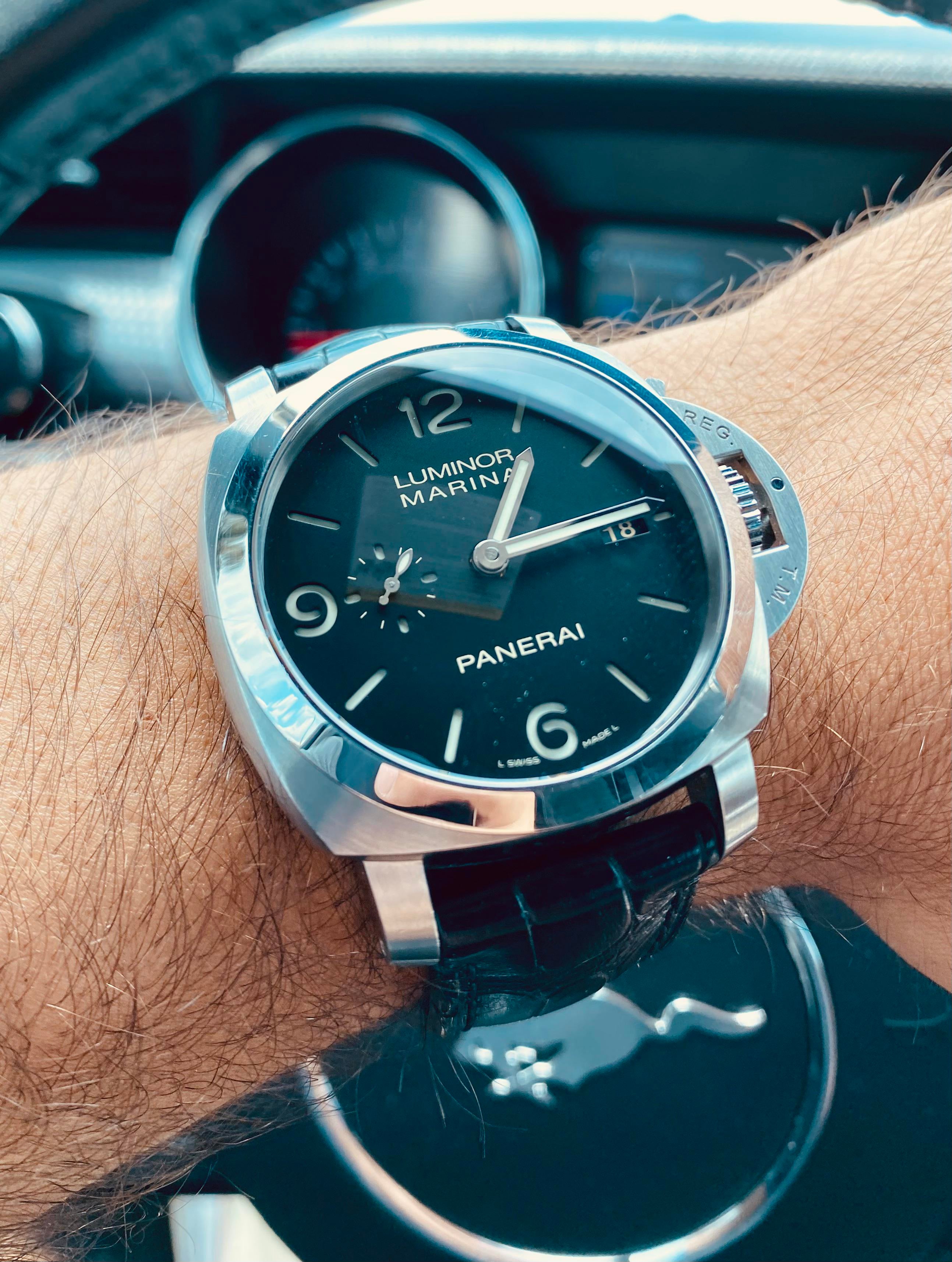 WTS Panerai Luminor Marina PAM00312 w extra straps WatchCharts