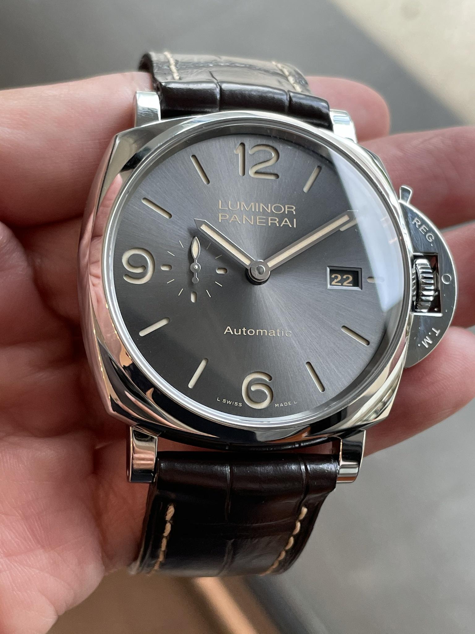 Fs PANERAI 2019 PAM 943 45mm LUMINOR AUTOMATIC ANTHRACITE DIAL