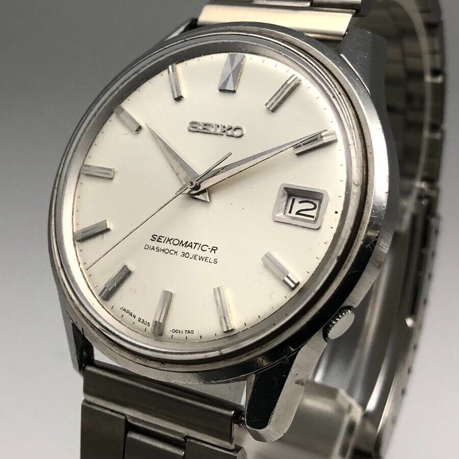 Vintage 1965 Seiko SEIKOMATIC-R 8305-0020 30 Jewels Automatic