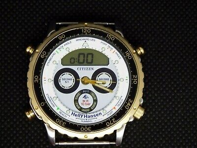 CITIZEN Helly Hansen PROMASTER　 C050 稼働品 Rare CITIZEN VINTAGE DIGITAL WATCH HELLY HANSEN 1989 SAILING YACHT