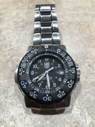 Luminox Series 3100 Navy Seal Dive Watch Stainless Band