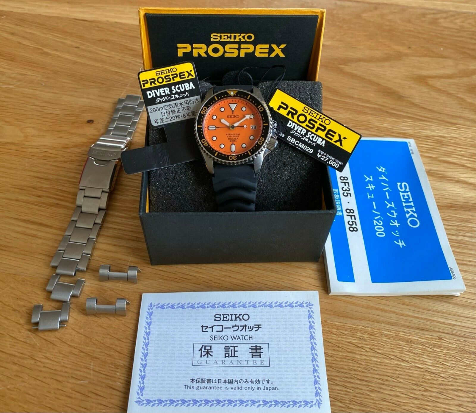 Seiko Prospex SBCM029 Orange Diver | WatchCharts
