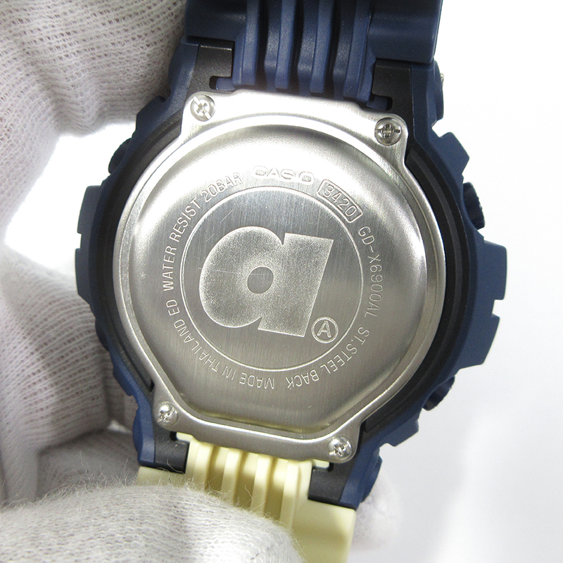 Used] CASIO | Casio GD-X6900AL-2JR G-SHOCK x ALIFE tie-up model Pattern  Series Star-Spangled Banner Motif Digital Quartz Watch Navy x Cream x Red  [f131] | WatchCharts Marketplace