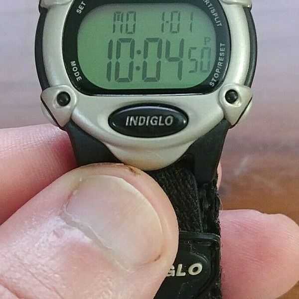 Timex Expedition Indiglo 3 Alarms Chronograph Watch 867 RP9