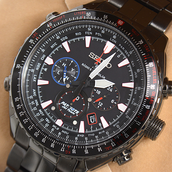 Seiko watch men s Prospex Patriot jet team limited solar radio