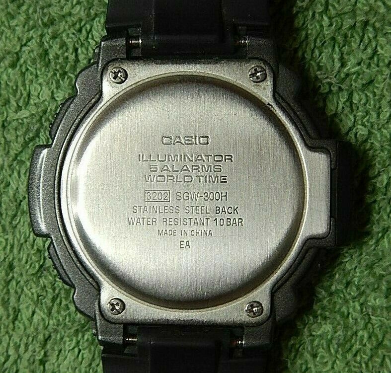 Casio Twin Sensor Watch Altimeter Barometer Thermometer 5