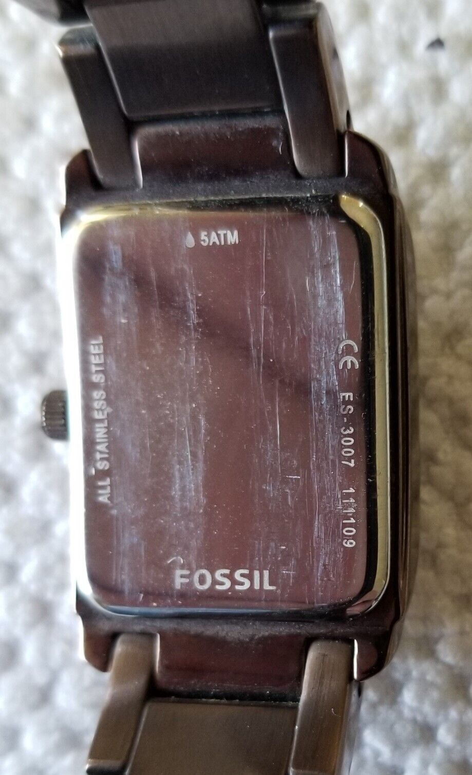 Fossil Copper Tone Stainless Steel Watch ES-3007 5.75 display picture 1