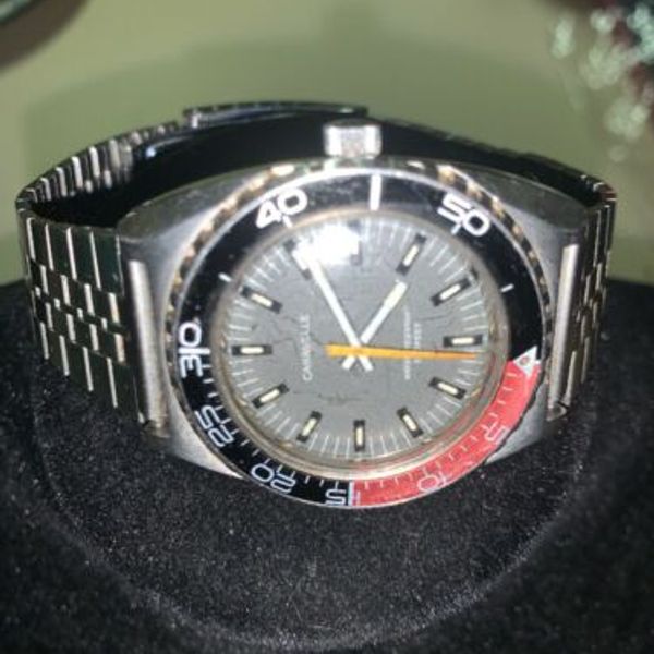 VINTAGE BULOVA CARAVELLE WATER RESISTANT 333 FEET DIVER COKE BEZEL MEN'S WATCH WatchCharts