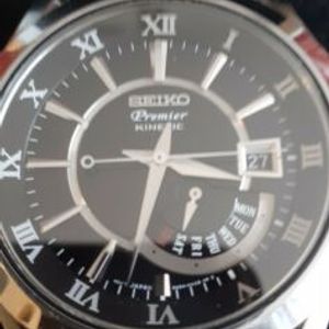 SEIKO 5M54 0AA0 PREMIER KINETIC WATCH SAPHIRE CRYSTAL BOXED SPARE LINKS. |  WatchCharts