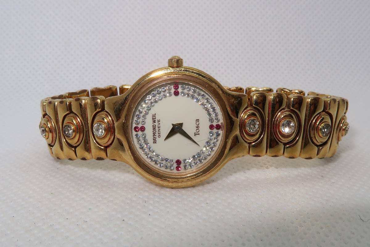 RAYMOND WEIL Tosca レディース 腕時計 9941-3 Rare! Raymond Weil Tosca 9941-3 Ladies Quartz Watch 18k Gold