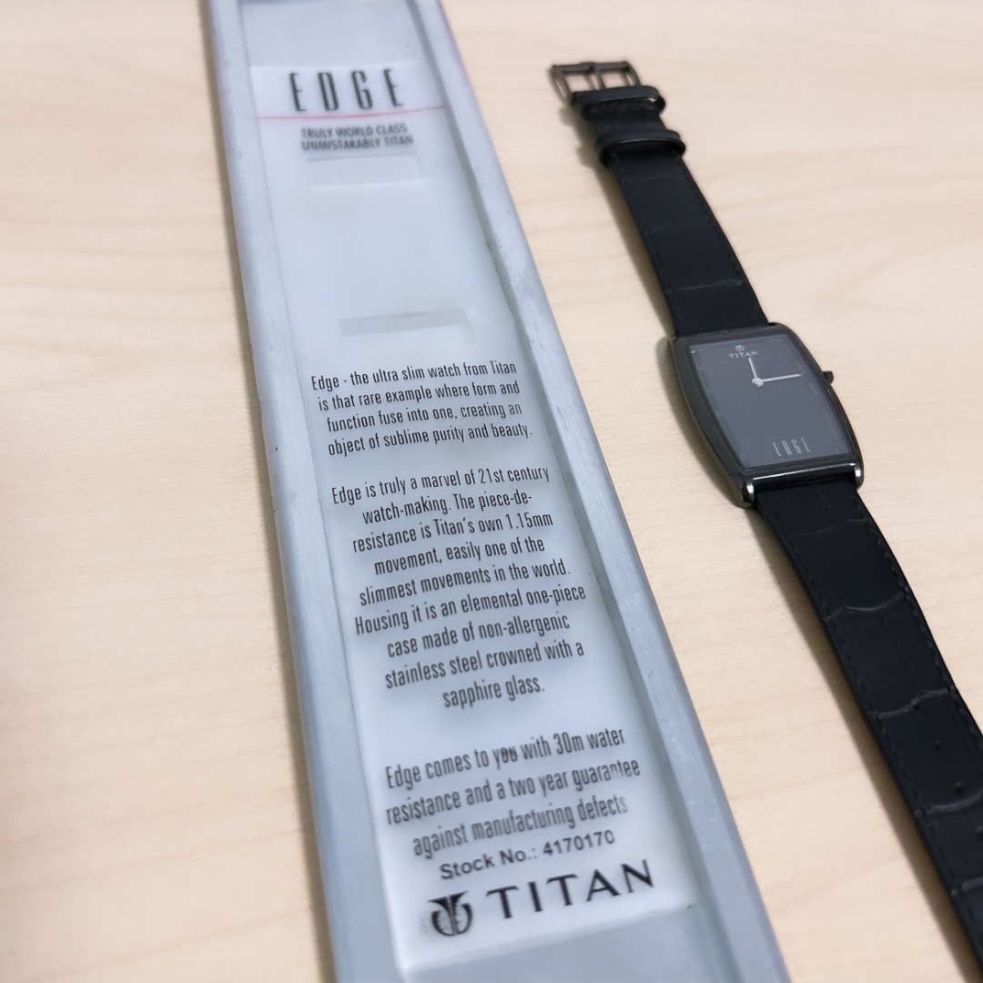 Titan hotsell slim edge