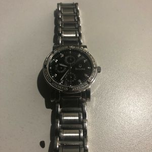 BULOVA Gent's Wristwatch C837390 Water Resistant A6 St Steel