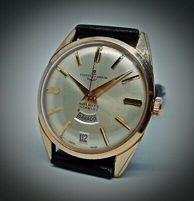 Vintage ULYSSE NARDIN AUTOMATIC DAY DATE Men Swiss Watch JUST