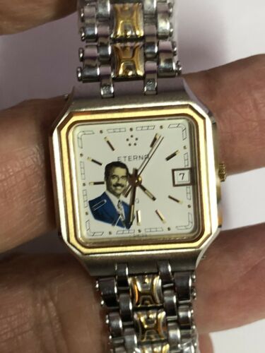 SWISS ETERNA President Saddam Hussein Iraq Watch LADY Size Rare