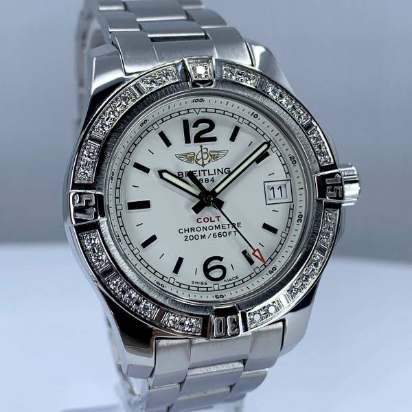 Breitling colt diamond discount bezel