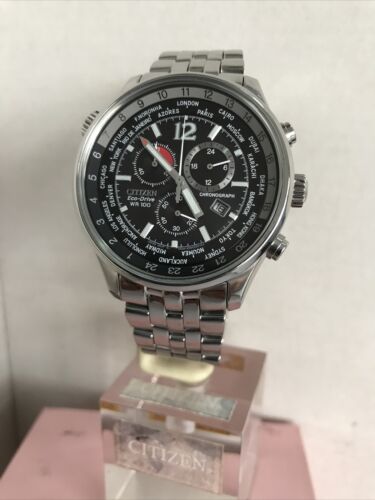 Citizen eco drive chronograph world cheap time