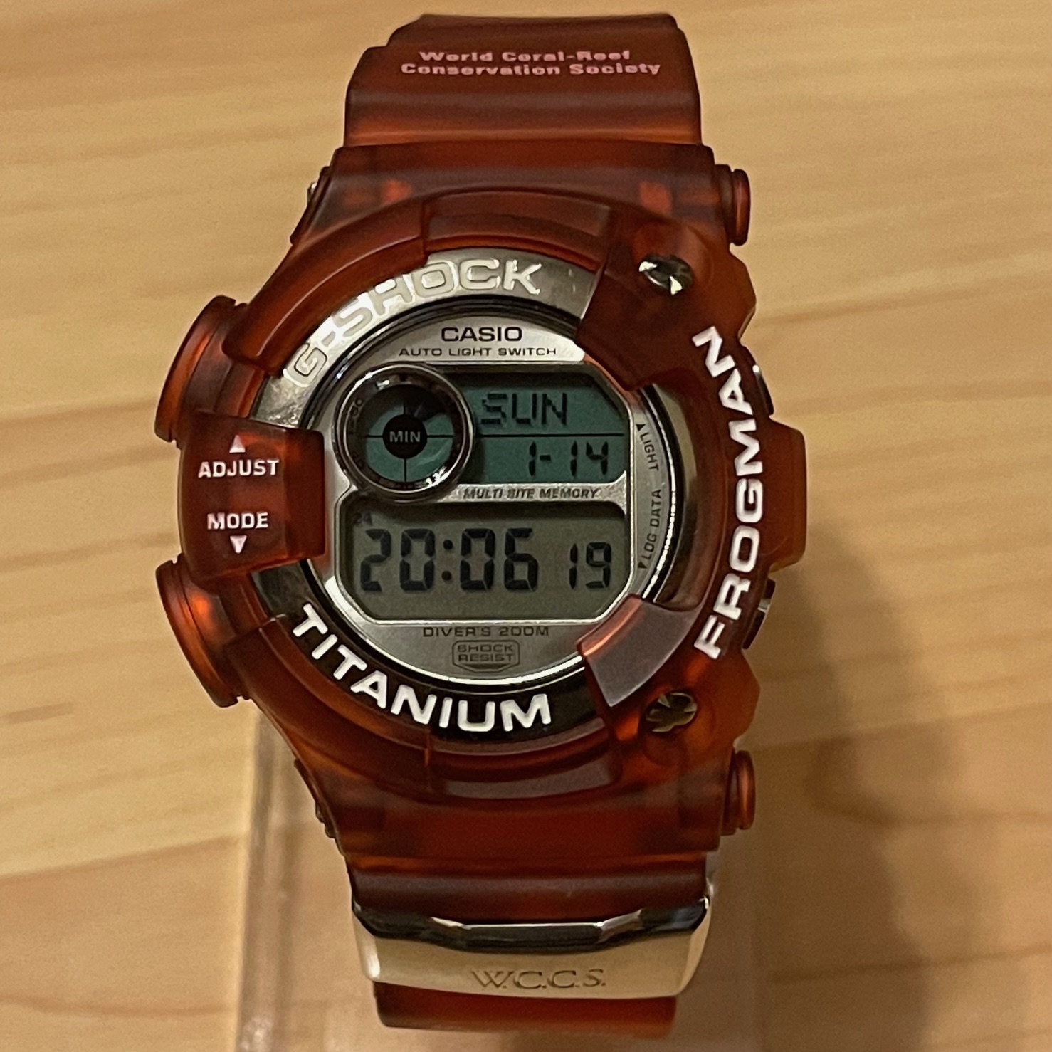 WTS] Casio G-Shock DW-9900WC-7T WCCS Candy Apple Red Titanium