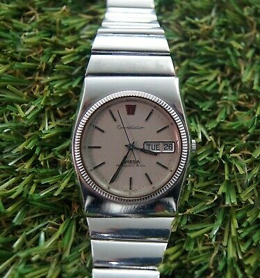 VINTAGE OMEGA CONSTELLATION MEGAQUARTZ 32KHz STEEL REF.196.0015 ORIGINAL  BAND | WatchCharts