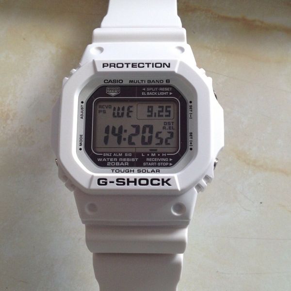 Casio G Shock Marine White Watch Gw M5610mw 7dr Module 3159