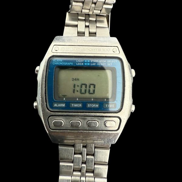 Lot De 3 Montres Vintage LCD - 2 Seiko, 1 Certina, à Réparer / Pièces Détachées