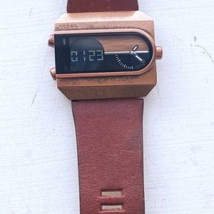 FOSSIL JR-9309 腕時計 ☆レア Vintage FOSSIL JR 9309 Analog + Digital Men's Watch | WatchCharts
