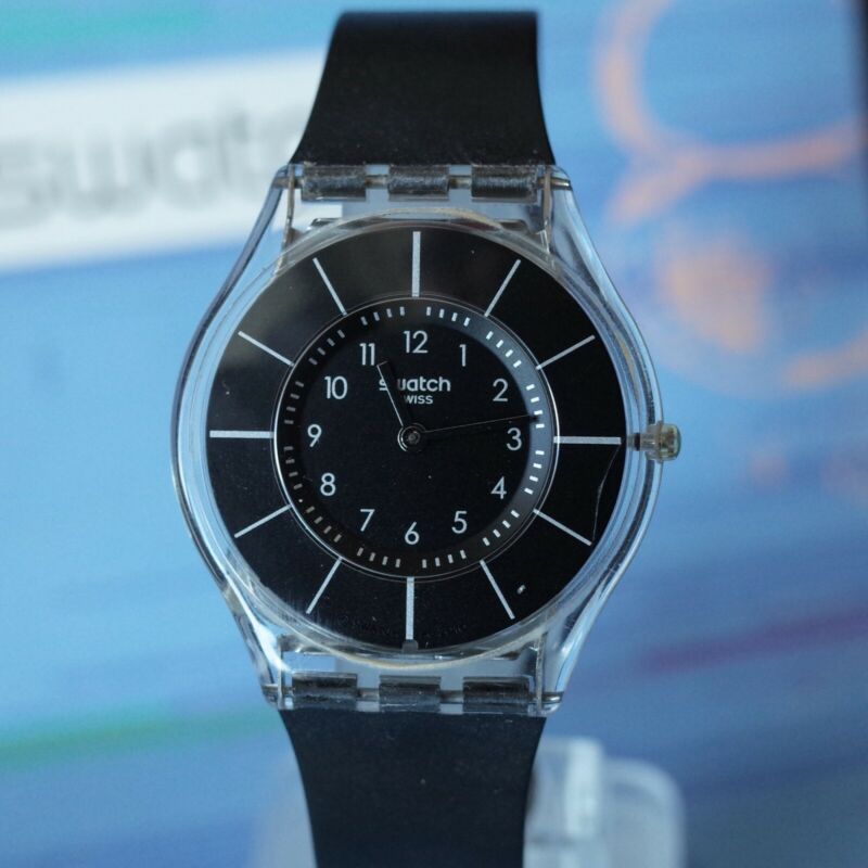 Swatch hot sale black classiness