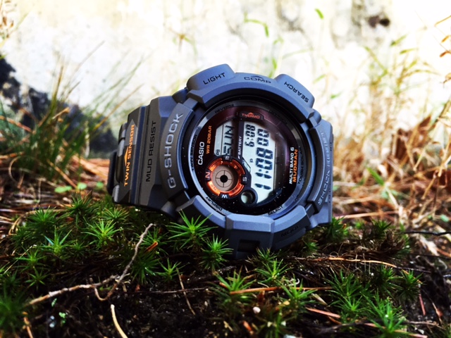 SOLD Casio G-Shock GW-9300CM GShock Mudman in carbon fiber & smoke