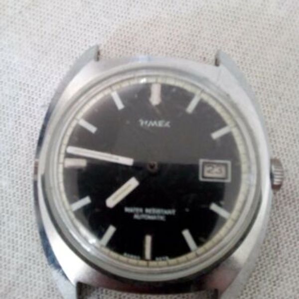 MENS VINTAGE TIMEX WATCH DATE CALENDAR 46560 3273 AUTOMATIC NOT WORKING SPARES WatchCharts