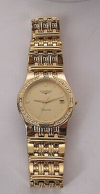 Awesome Original Longines Laureate Men s Dress Watch Diamond Bezel