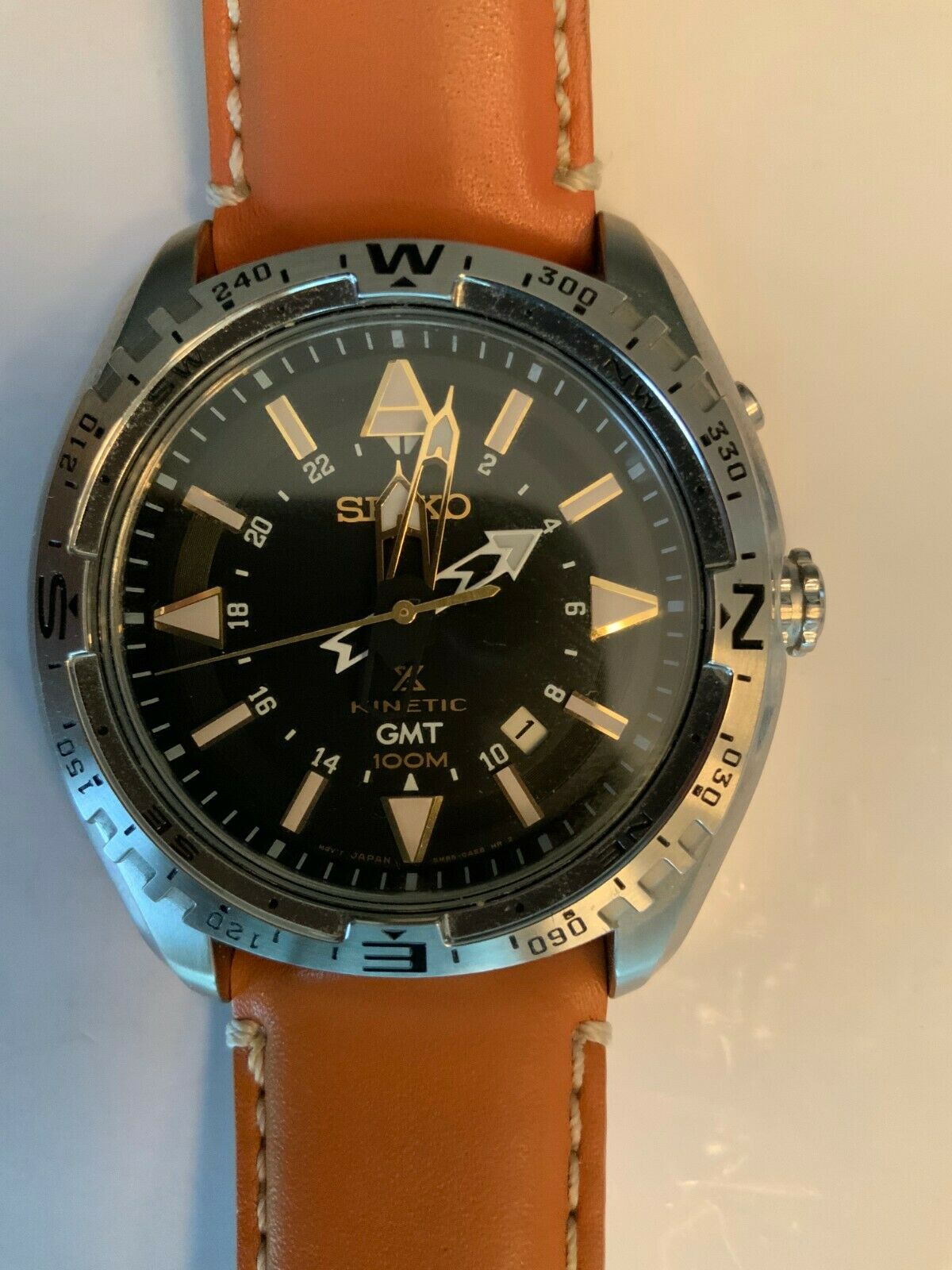 Seiko Prospex Kinetic GMT 100M SUN061 SUN061P1 SUN061P Men's Watch