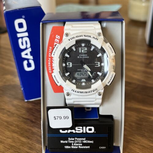 Casio men's solar hot sale sport combination watch