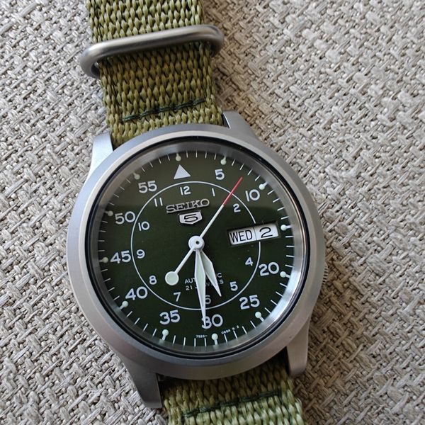 Montre Seiko 5 Automatique Military SNK805J2 - Fabriquée Au Japon, Occasion