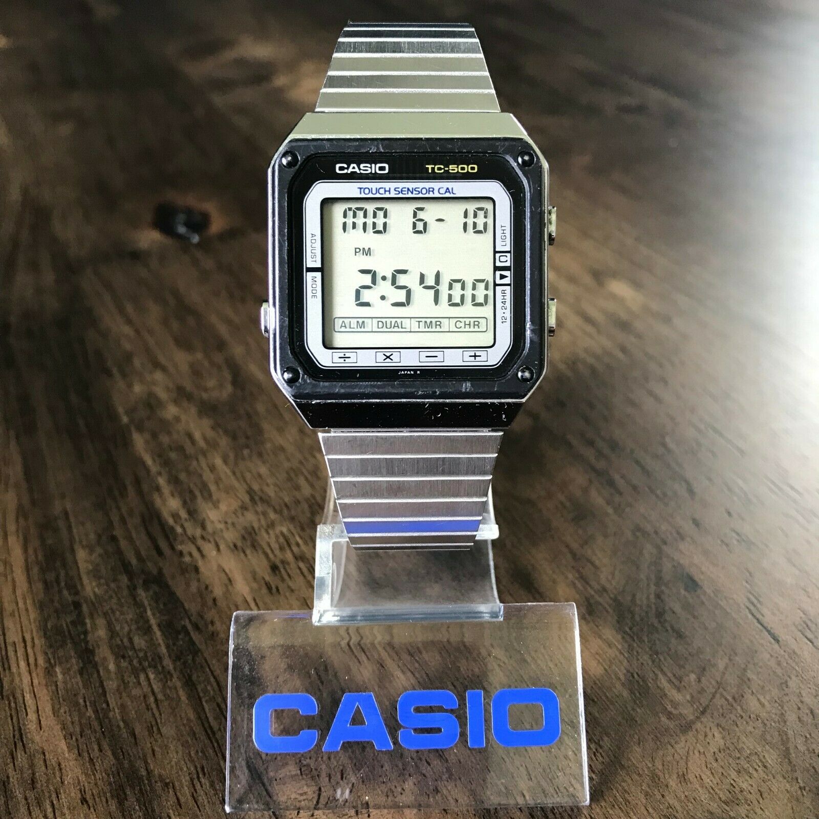 casio touch screen calculator watch