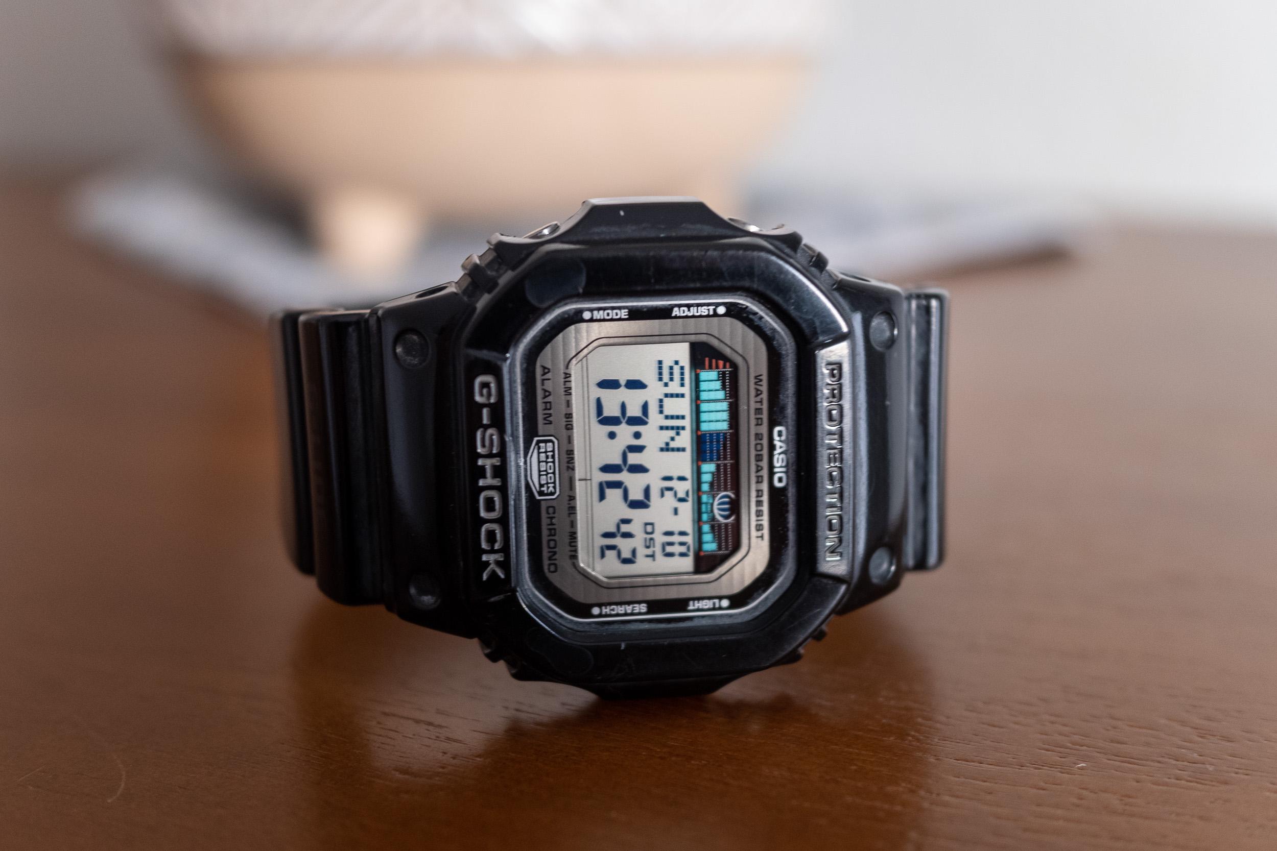 Tide G-Shock Casio Marketplace Moon Watch | GLX-5600 G-lide WatchCharts WTS] & Data