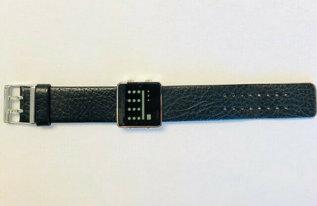 Nooka ZOT-V Watch with leather strap, orignal case & manual 