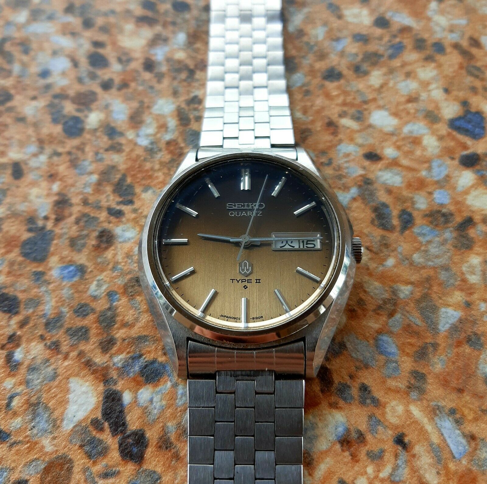 Vintage Seiko Quartz Type II (SQ) JDM 0903 8110 Kanji December 1976 36.5 mm  | WatchCharts Marketplace