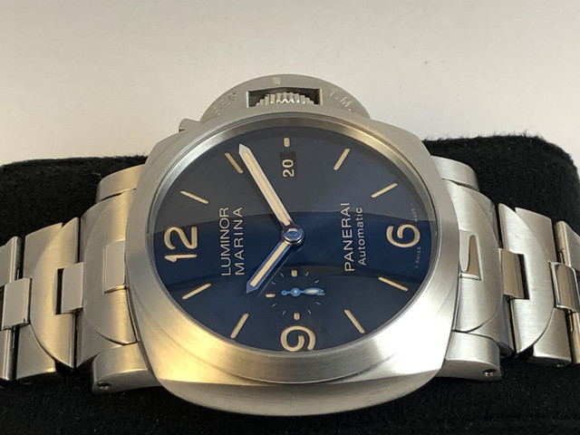 FS Panerai PAM1058 Blue Luminor Marina 3 Days Auto 44. Steel