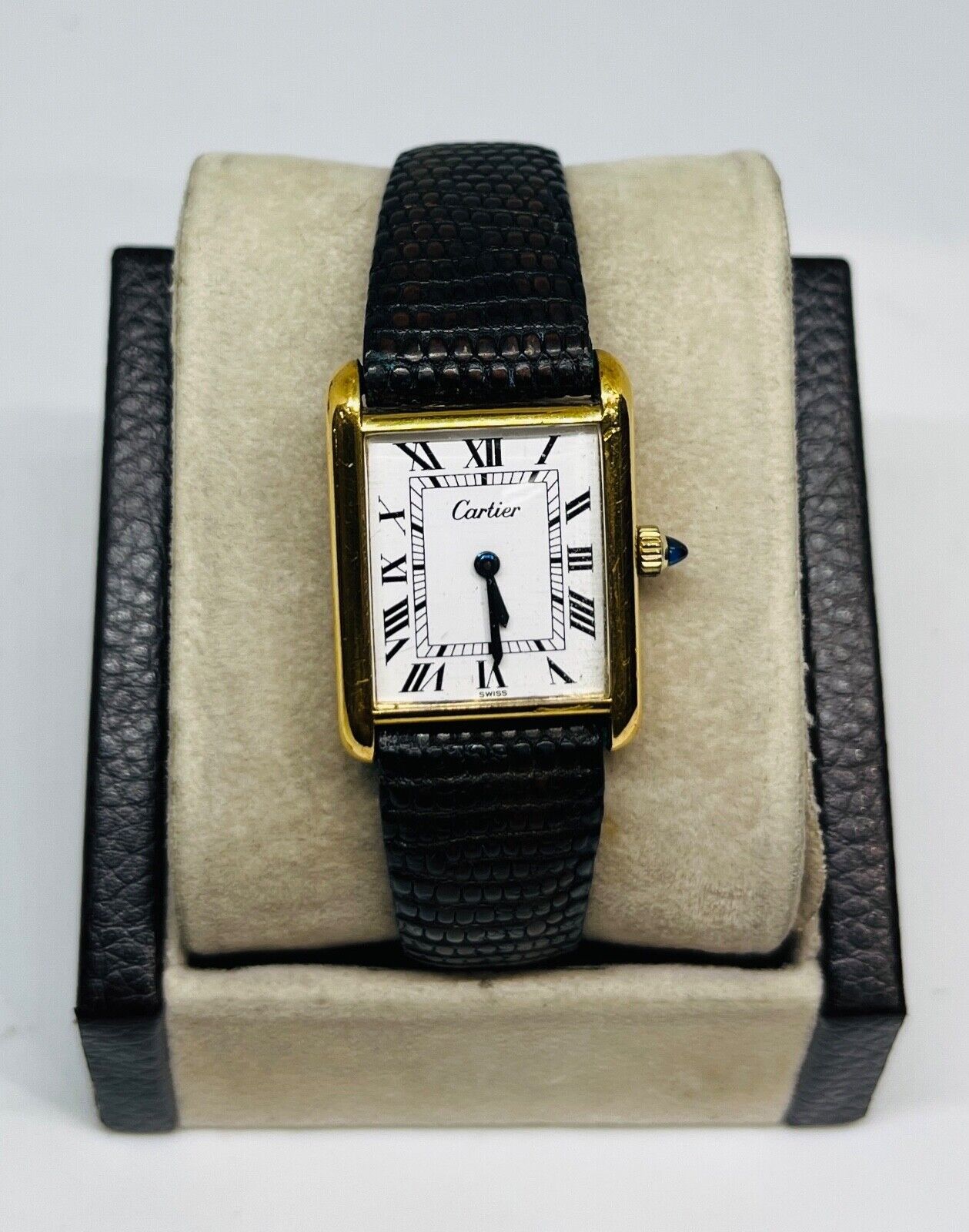 Cartier 18k shop gold electroplated swiss