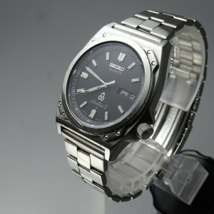 欲しいの JAPAN 1979 Vintage SEIKO 2Jewels 7123-8200 Z SilverWave 71 アンティーク雑貨