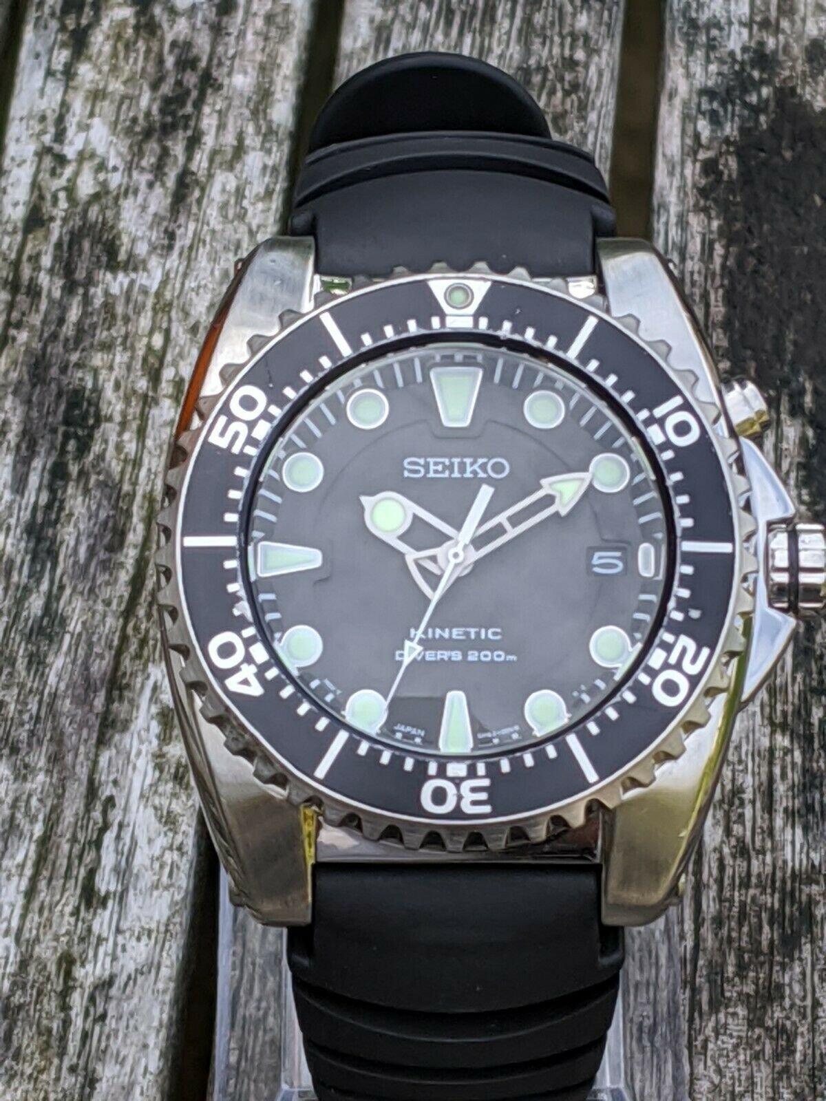 Seiko 5M62-0BL0 Kinetic Diver SKA413 (SKA371) BFK - Excellent Original  Condition | WatchCharts