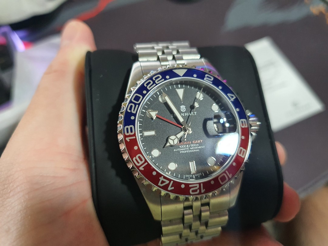 Steinhart gmt sale pepsi 39mm jubilee